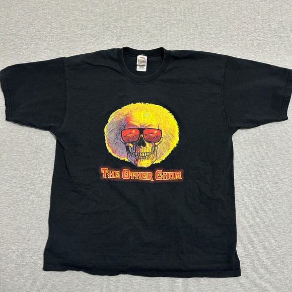 Fruit of the Loom Other - Fruit of the Loom Lofteez The Other Chum Skull Graphic Tee Black Mens Size XL